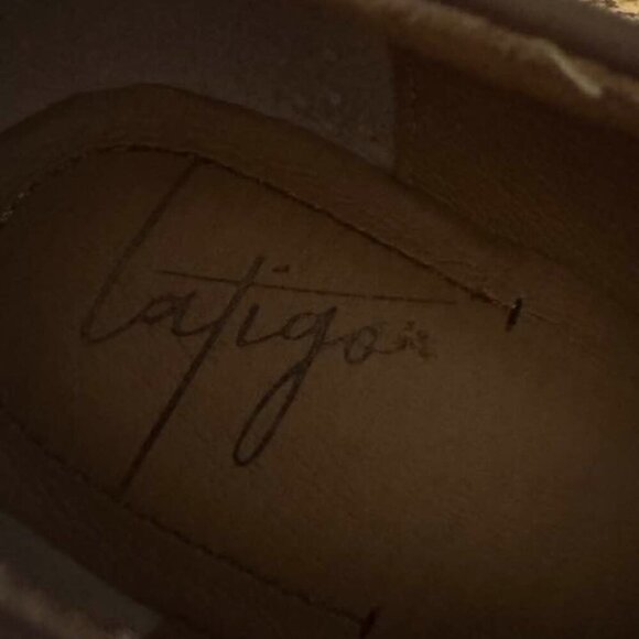 LATIGO FROM ANTHROPOLOGY TAUPE SUEDE SHOES - Picture 4 of 5